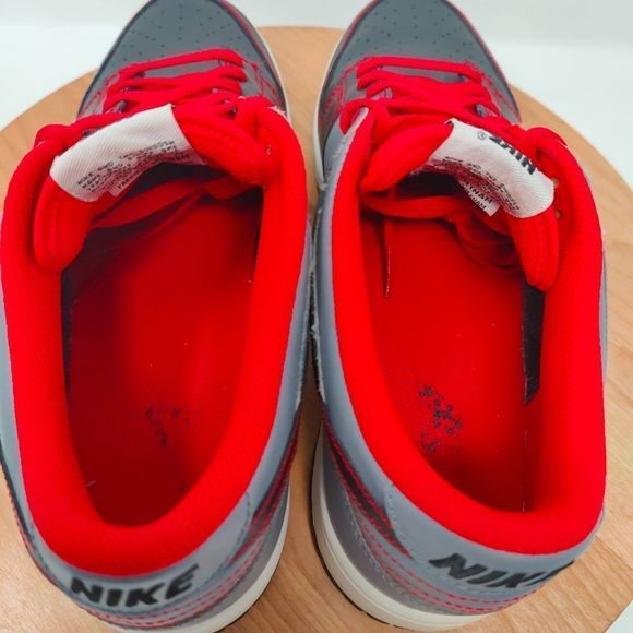 NikeDunkLow-women’s-12(fit like men’s12)- BlackGray-[317813 005]-LowTop-Shoes - Picture 11 of 12